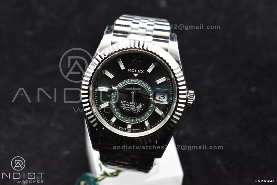 Bracelet 1088 1:1 Green Best SS on Dial FreshLook 904L Sky-Dweller SS Jubilee A 326934 ZF Edition 0325